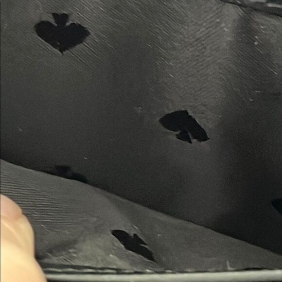 Kate Spade Dawn Continental Black Wallet 
Nylon Zip Around Leather Pull - Picture 7 of 12